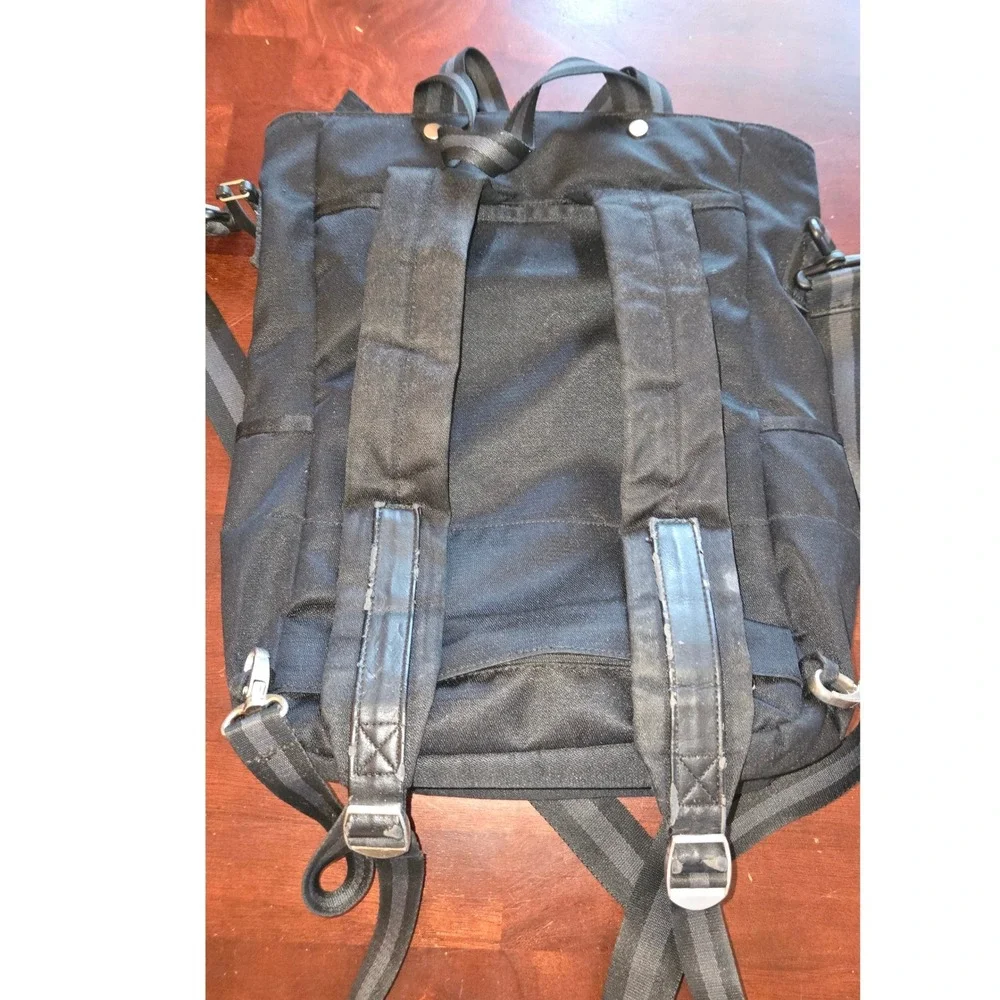 Sherpani Camden Convertible Tote Backpack Black Crossbody Bag Multi-Way Travel